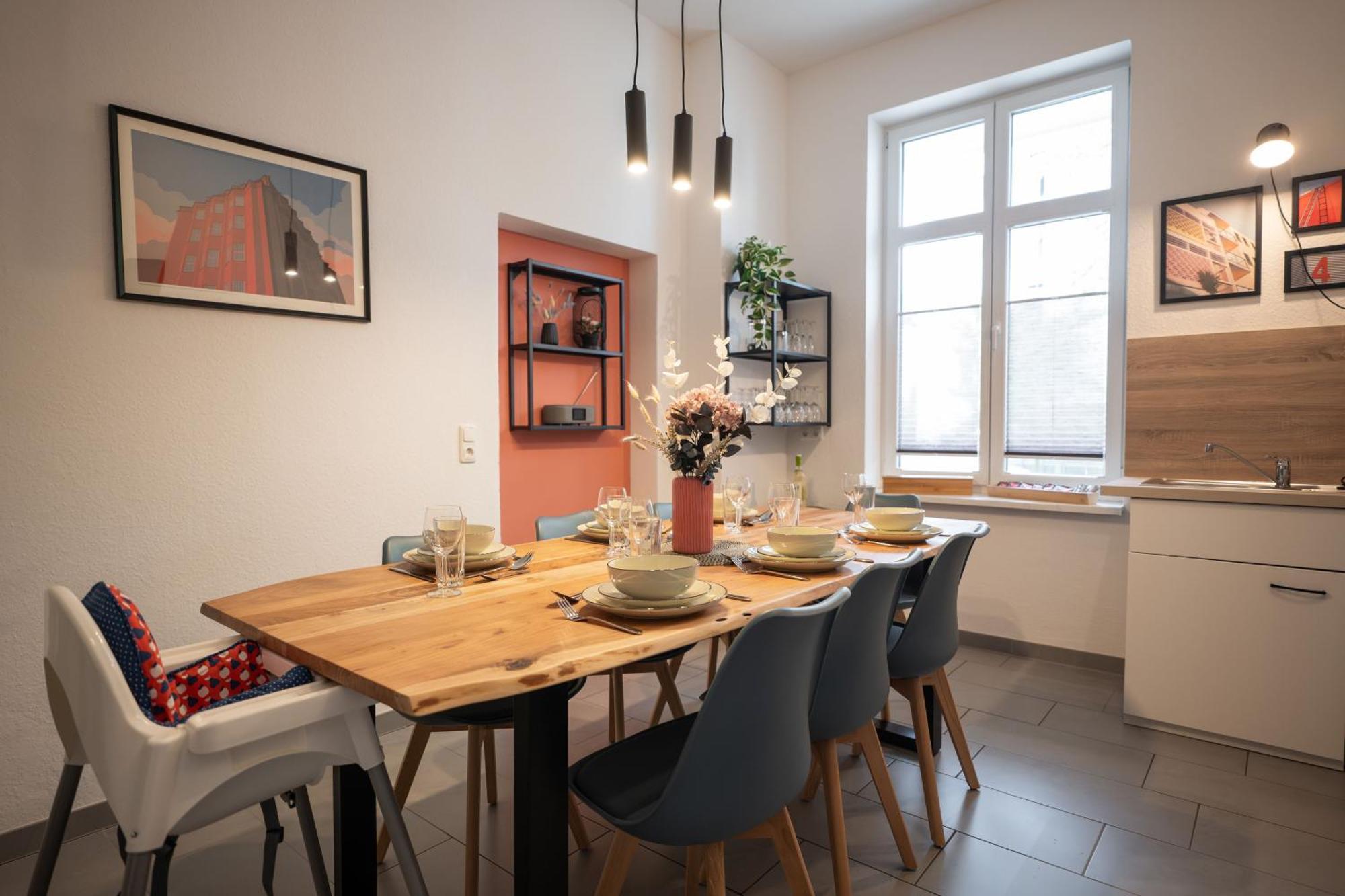 T21 - Apartment Direkt Im Zentrum Mit Parkplatz Chemnitz Buitenkant foto