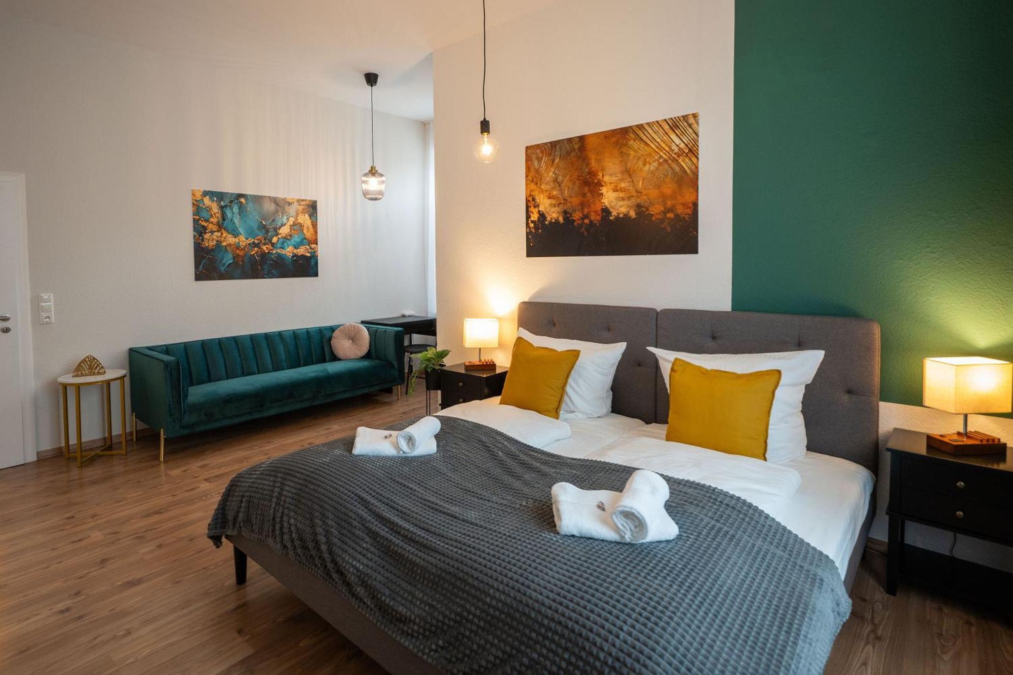 T21 - Apartment Direkt Im Zentrum Mit Parkplatz Chemnitz Buitenkant foto