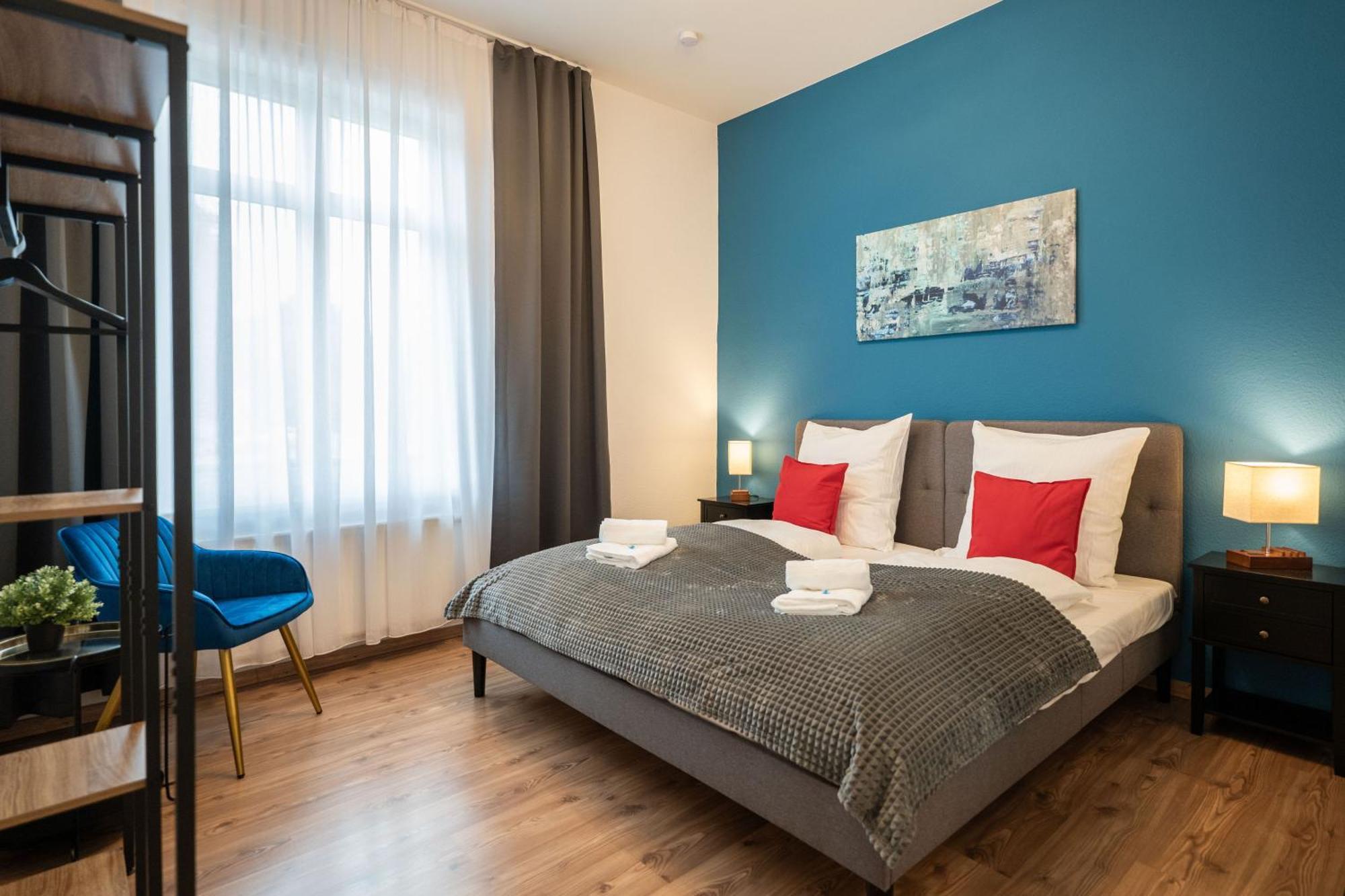 T21 - Apartment Direkt Im Zentrum Mit Parkplatz Chemnitz Buitenkant foto