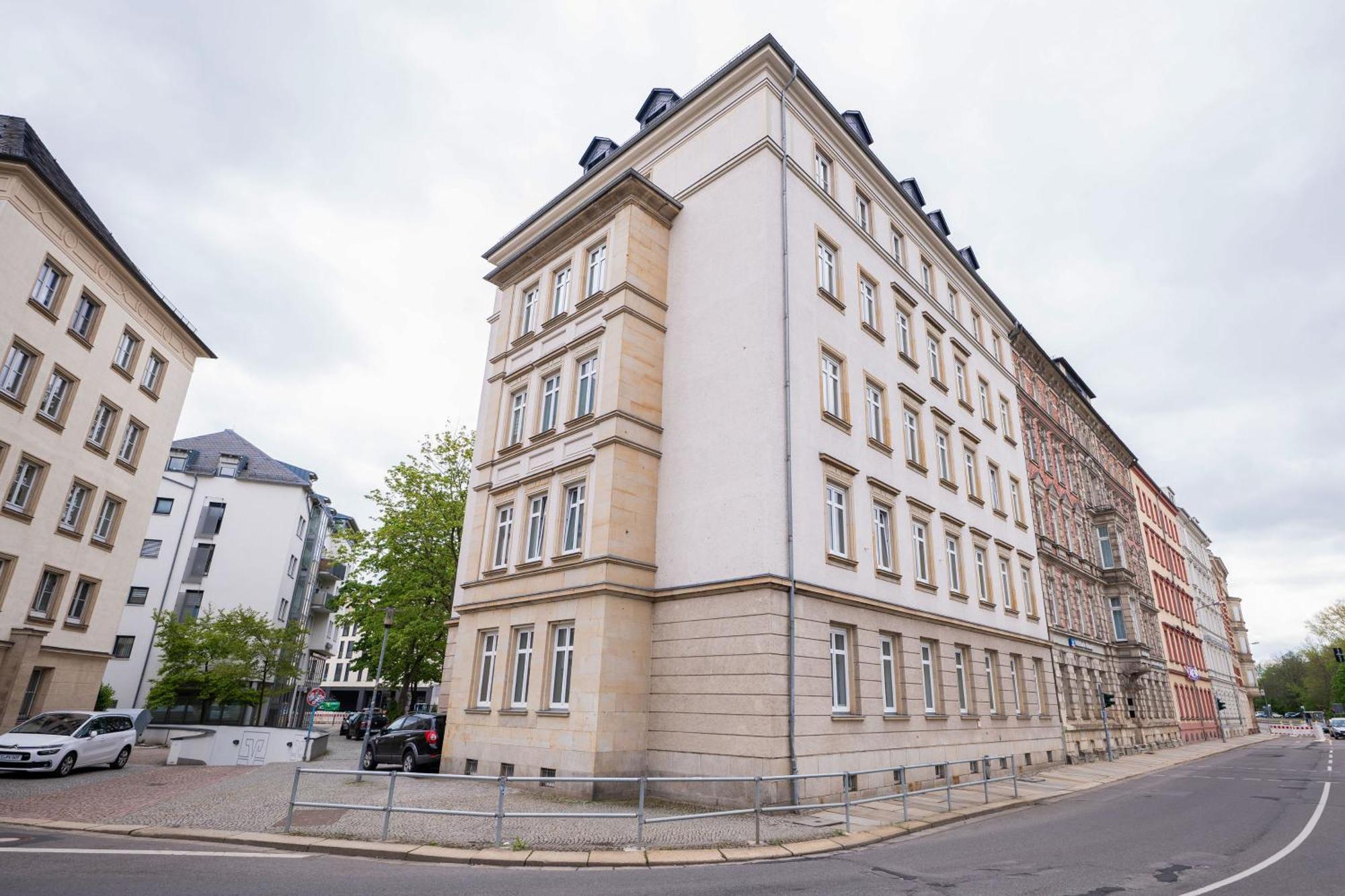 T21 - Apartment Direkt Im Zentrum Mit Parkplatz Chemnitz Buitenkant foto